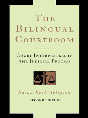 cover image of The Bilingual Courtroom